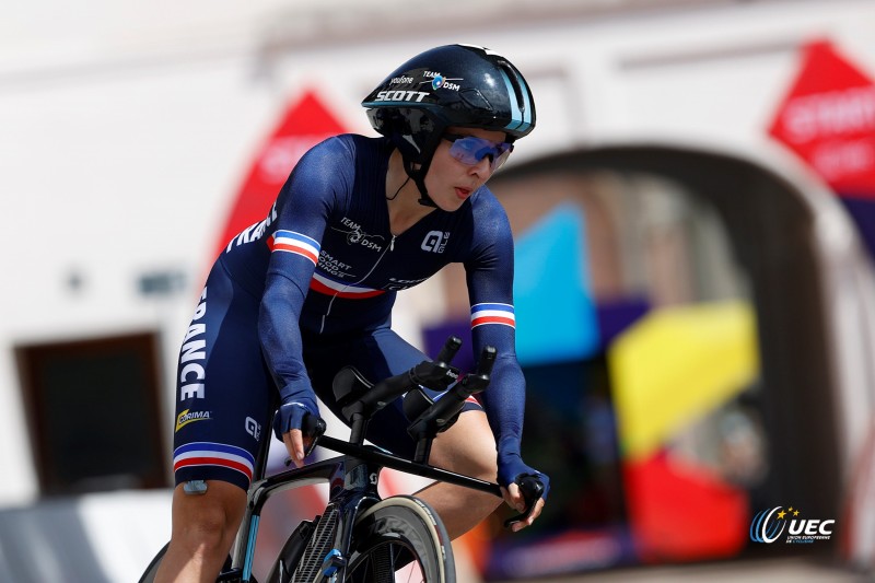 European Championships Munich 2022 - 2022 UEC Road Elite European Championships - Women's ITT - 17/08/2022 - Juliette Labous (FRA) - photo Ivan Benedetto/UEC/SprintCyclingAgency?2022
